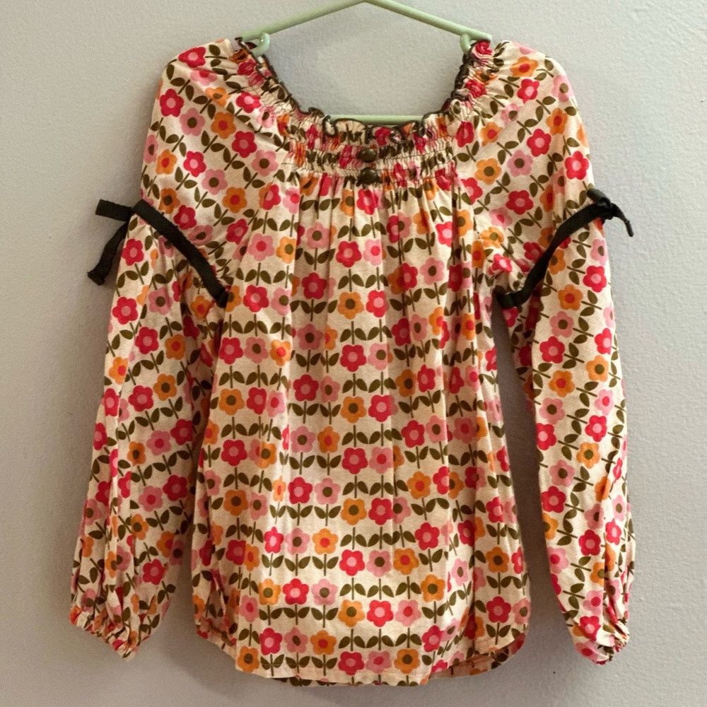 girls shirt printed blouse
